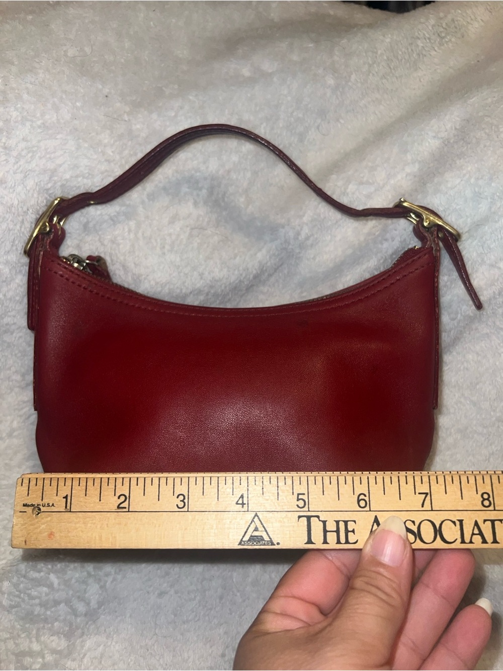 Vintage Y2K Coach mini red legacy No 9844 - Picture 11 of 13